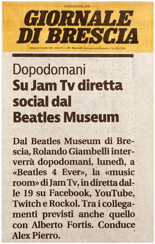 Giornale di Brescia - Beatles Forever